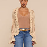 L'AGENCE - Solaris Crocheted Cardigan