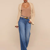 L'AGENCE - Solaris Crocheted Cardigan