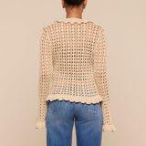 L'AGENCE - Solaris Crocheted Cardigan