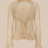 L'AGENCE - Solaris Crocheted Cardigan