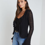 L'AGENCE - Solaris Crocheted Cardigan