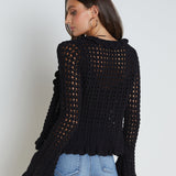 L'AGENCE - Solaris Crocheted Cardigan