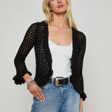 L'AGENCE - Solaris Crocheted Cardigan