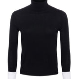 L'AGENCE - Flora Poplin Cuff Turtleneck