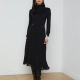 L'AGENCE - Flora Poplin Cuff Turtleneck