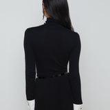 L'AGENCE - Flora Poplin Cuff Turtleneck