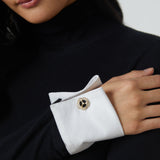 L'AGENCE - Flora Poplin Cuff Turtleneck