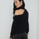 L'AGENCE - Brixie Cutout Turtleneck