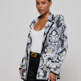 L'AGENCE - Eileen Jacquard Knit Blazer