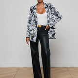 L'AGENCE - Eileen Jacquard Knit Blazer