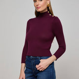L'AGENCE - Kamdyn Mock-Neck Top