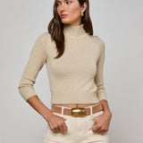 L'AGENCE - Kamdyn Mock-Neck Top