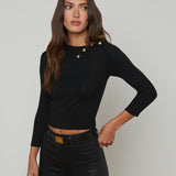 L'AGENCE - Kamdyn Cropped Turtleneck