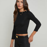 L'AGENCE - Kamdyn Cropped Turtleneck