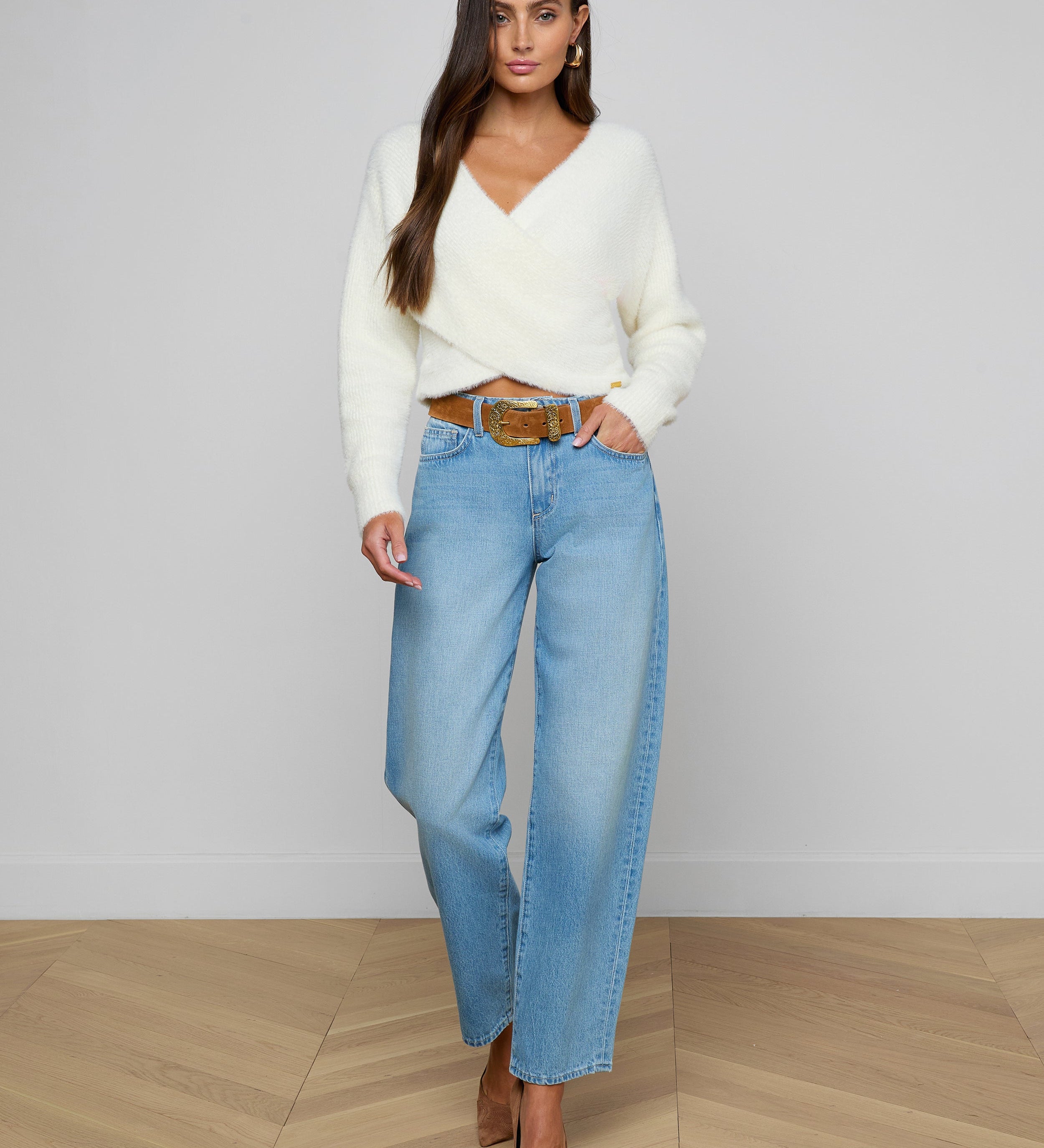 L'AGENCE - Antonella Crossover Sweater