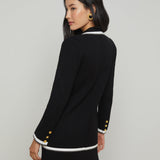 L'AGENCE - Kenji Oversized Knit Blazer