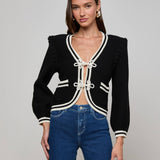 L'AGENCE - Kaito Cropped Cardigan