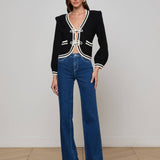 L'AGENCE - Kaito Cropped Cardigan