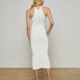 L'AGENCE - Kimi Pleat Hem Midi Dress