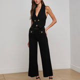 L'AGENCE - Madrid Wide Leg Knit Pant