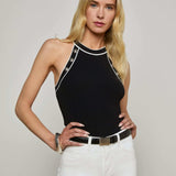 L'AGENCE - Rosemary Button Tank