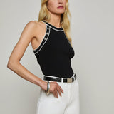 L'AGENCE - Rosemary Button Tank