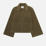 FRAME - The Corduroy Swing Jacket -- Artichoke