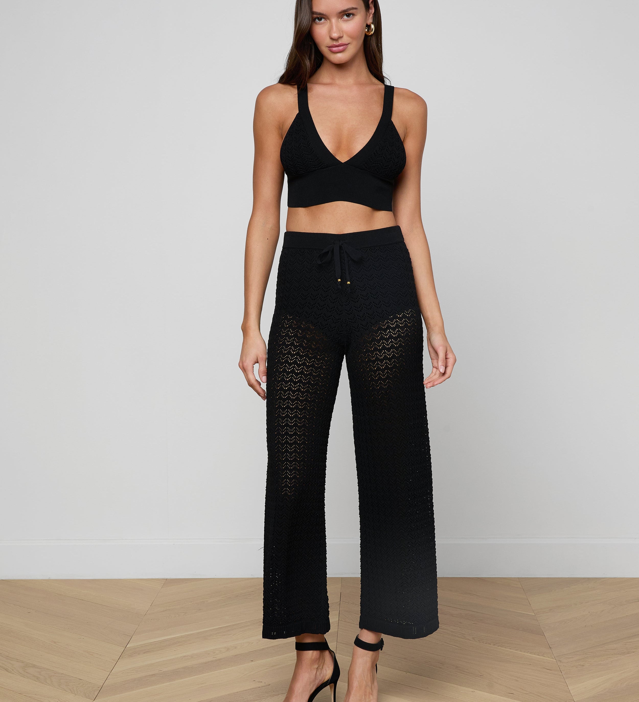 L'AGENCE - Reverie Pointelle Knit Bralette
