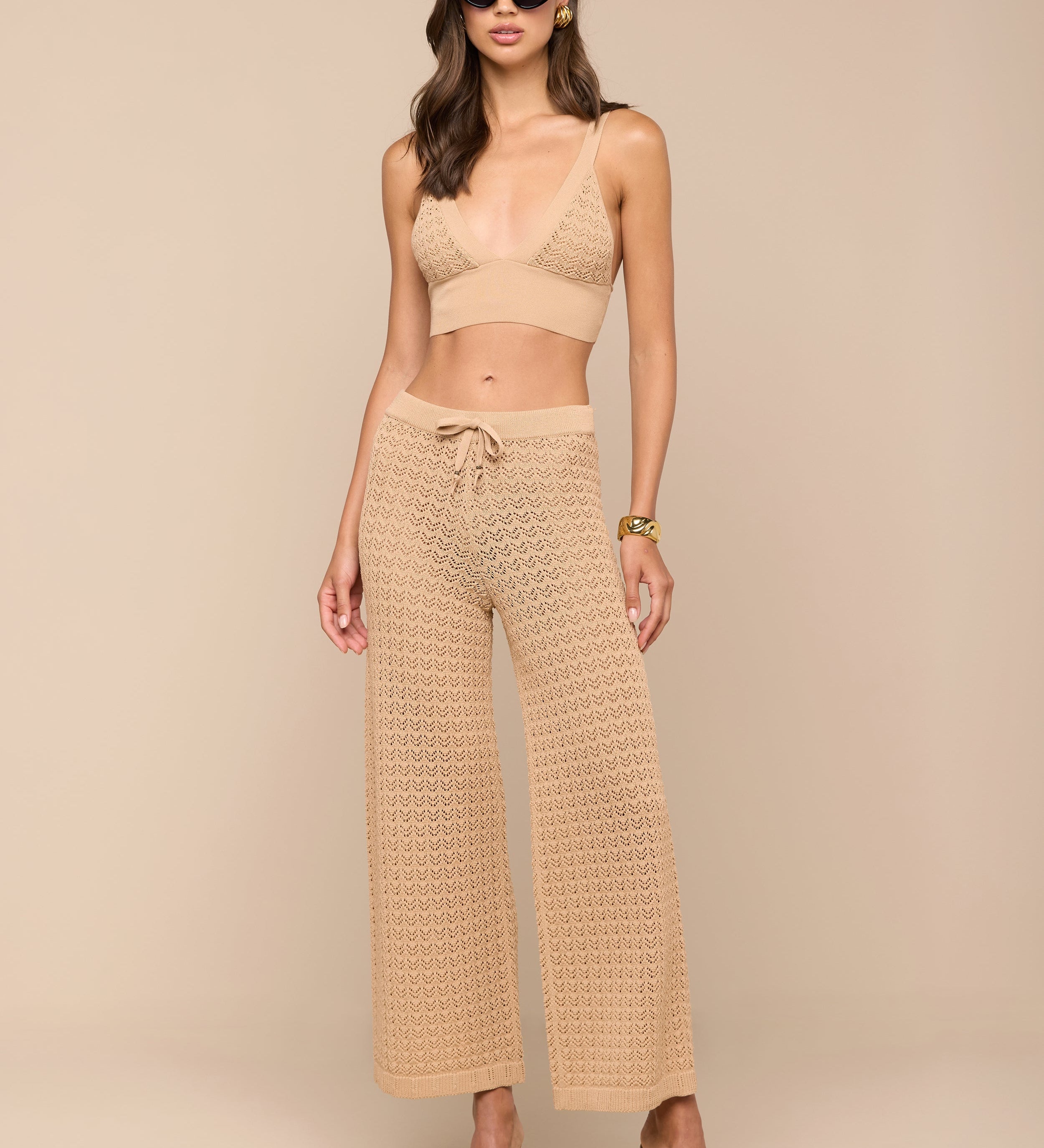 L'AGENCE - Reverie Pointelle Knit Bralette