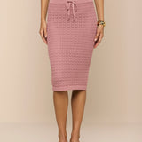L'AGENCE - Lacen Pointelle Knit Skirt