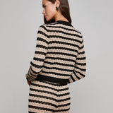 L'AGENCE - Orla Pointelle Knit Cardigan