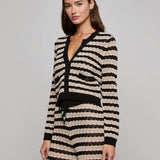 L'AGENCE - Orla Pointelle Knit Cardigan