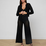 L'AGENCE - Orla Pointelle Knit Cardigan