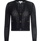L'AGENCE - Orla Pointelle Knit Cardigan