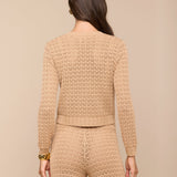 L'AGENCE - Orla Pointelle Knit Cardigan