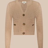 L'AGENCE - Orla Pointelle Knit Cardigan