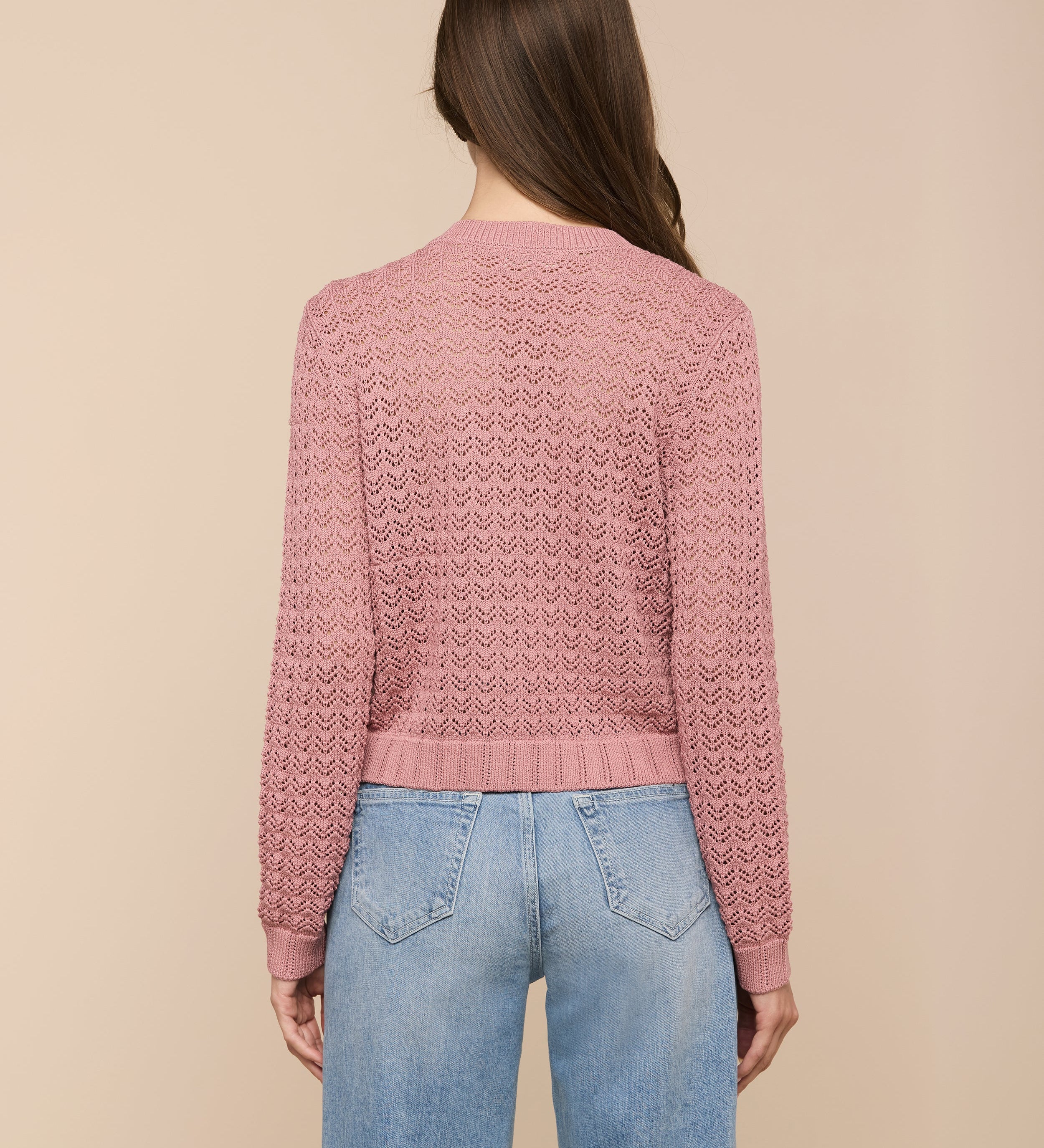 L'AGENCE - Orla Pointelle Knit Cardigan