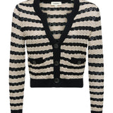 L'AGENCE - Orla Pointelle Knit Cardigan