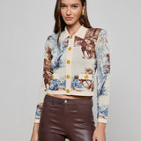 L'AGENCE - Osiris Jacquard Cardigan