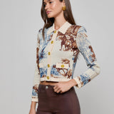 L'AGENCE - Osiris Jacquard Cardigan