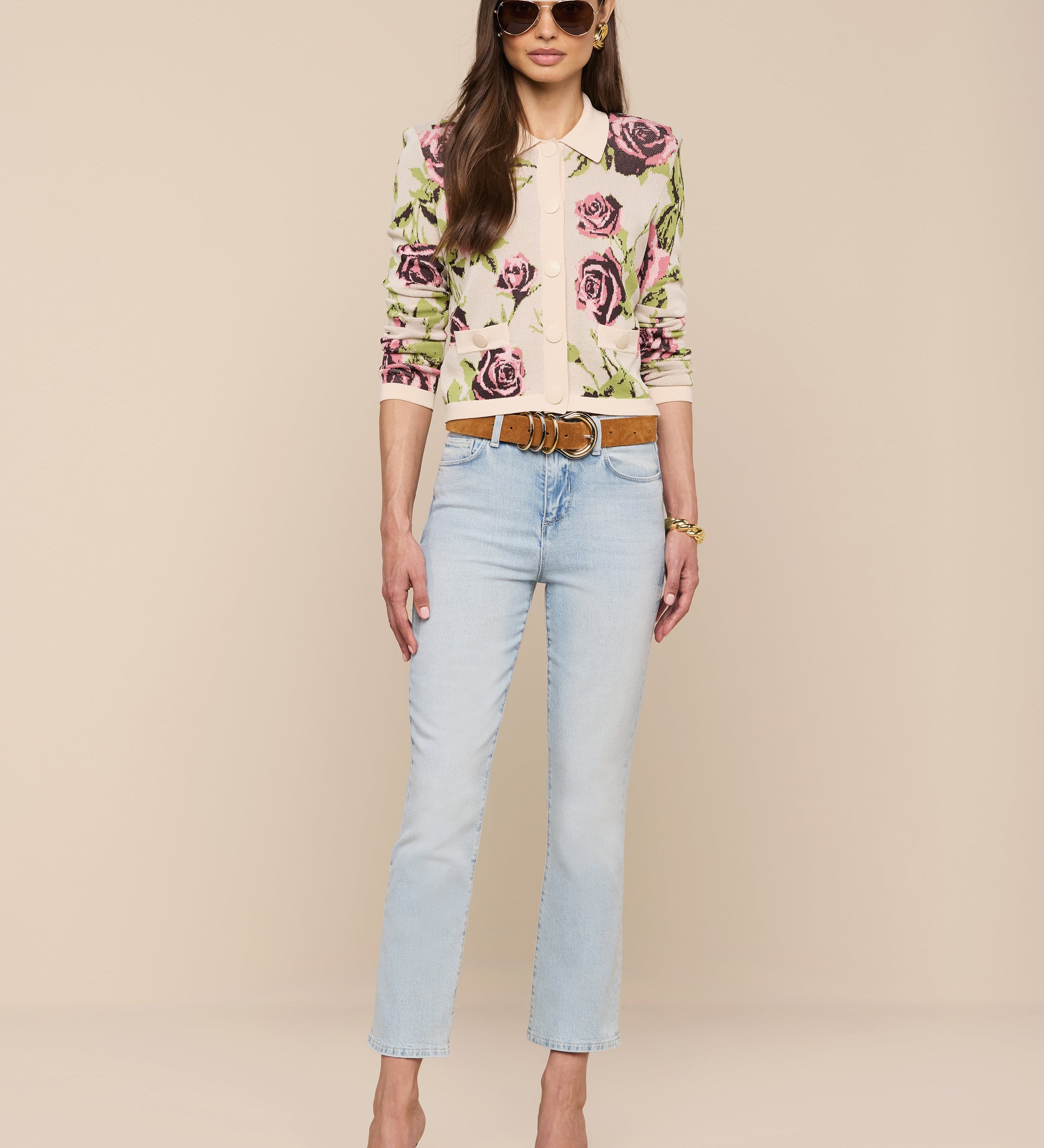 L'AGENCE - Osiris Jacquard Cardigan