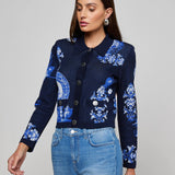 L'AGENCE - Osiris Jacquard Cardigan