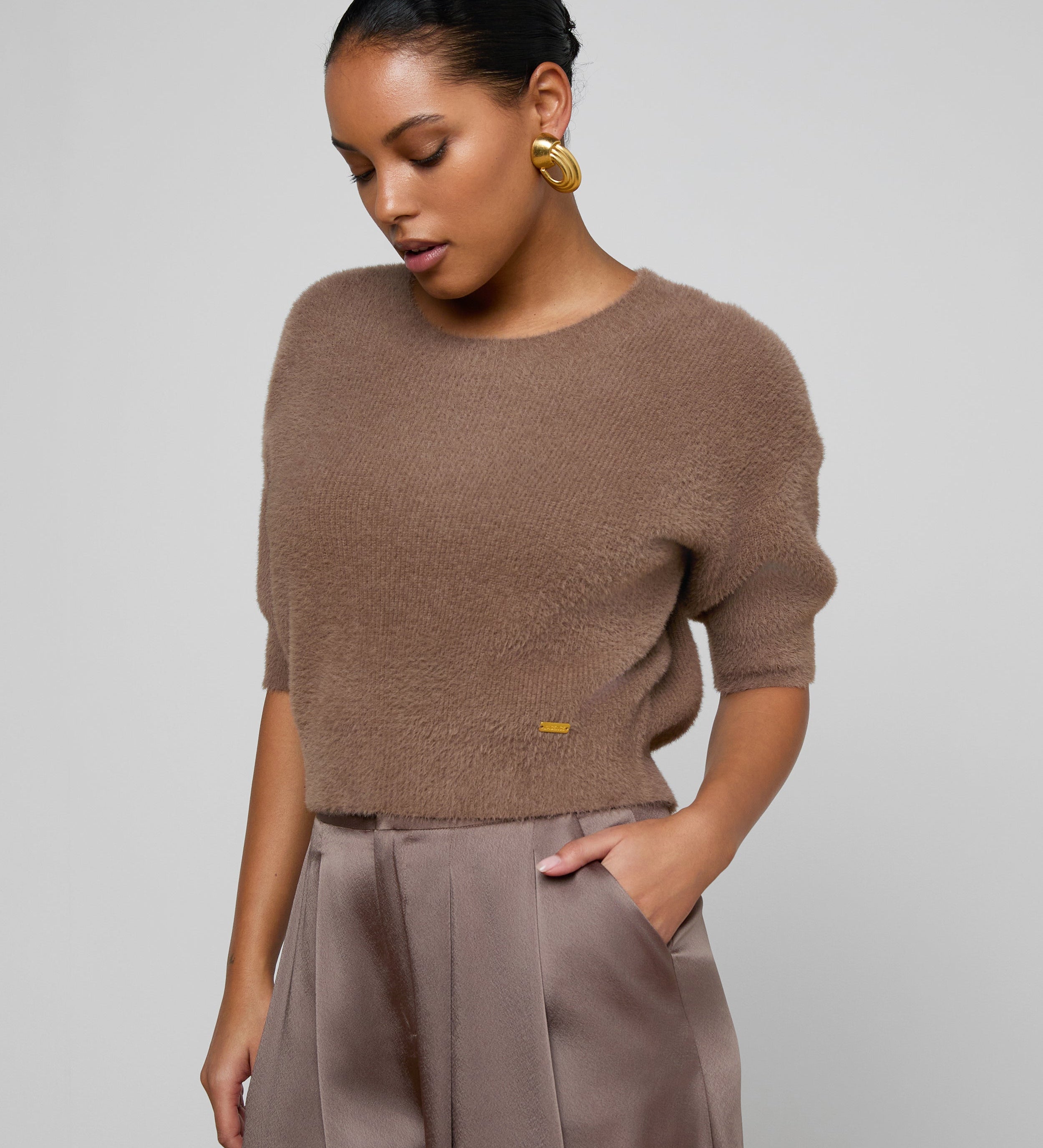L'AGENCE - Guinevere Cropped Pullover