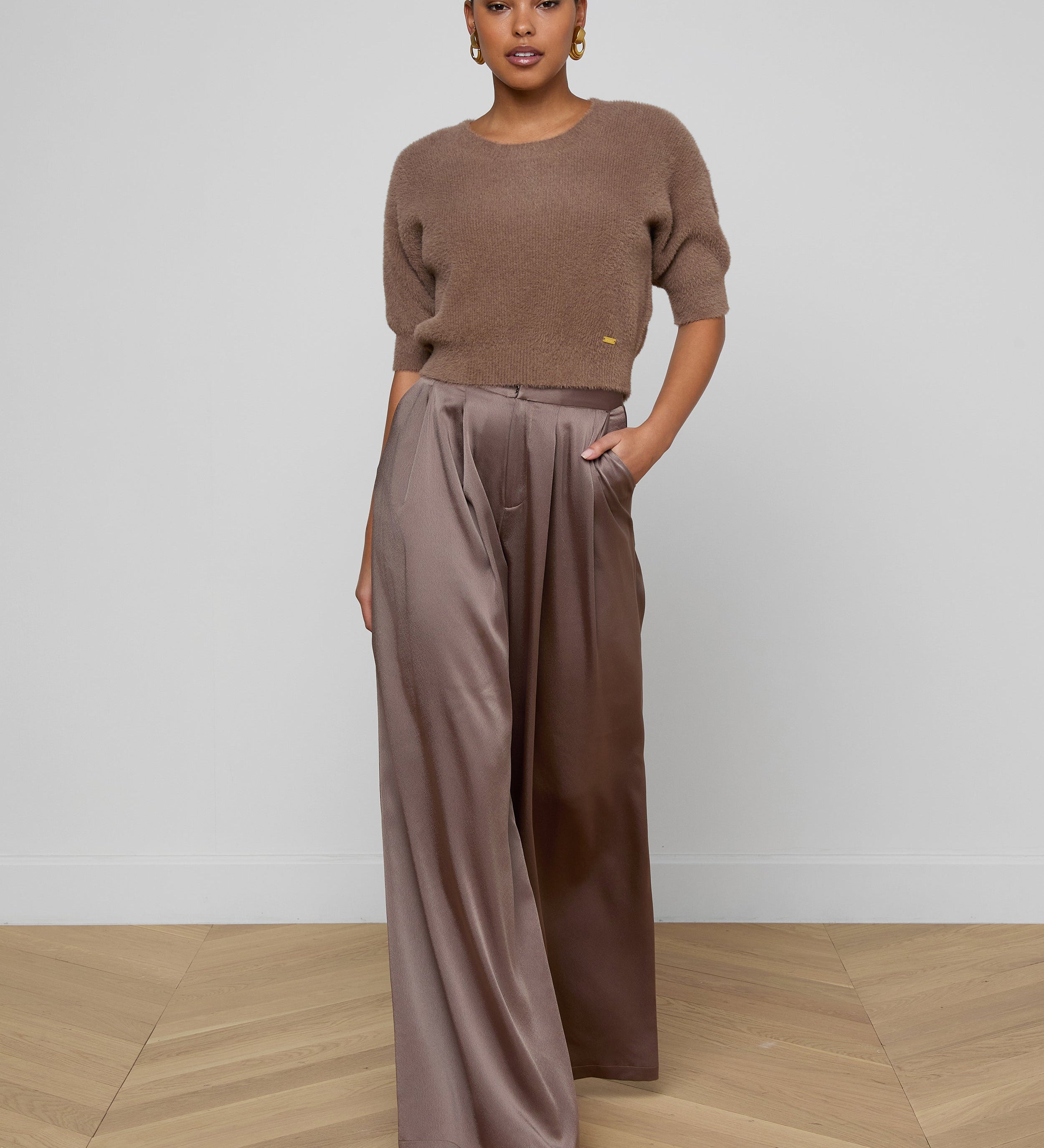 L'AGENCE - Guinevere Cropped Pullover