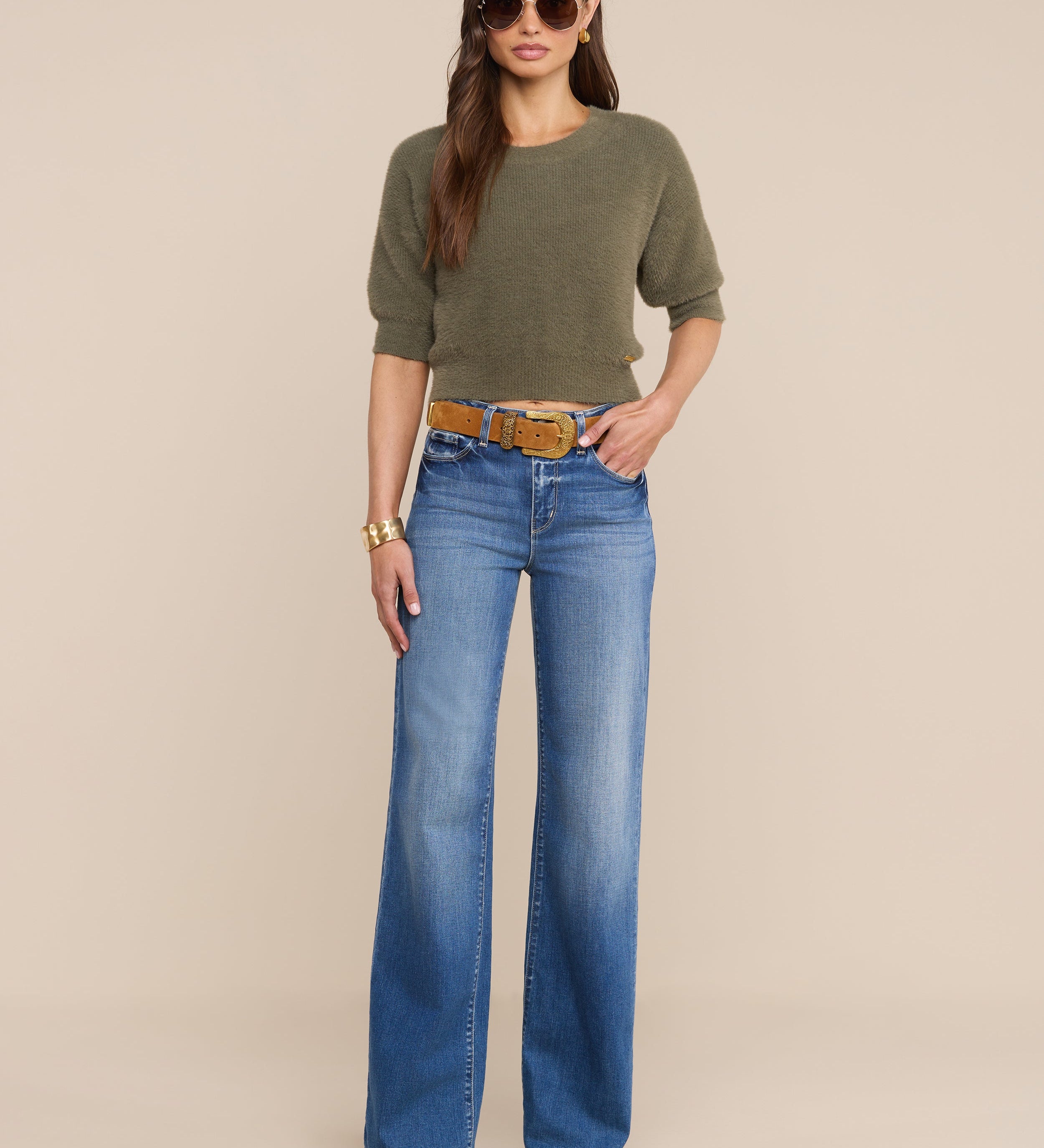 L'AGENCE - Guinevere Cropped Pullover