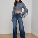 L'AGENCE - Maddison Fringed Turtleneck