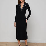 L'AGENCE - Yaretzi Knit Midi Dress