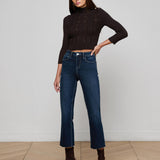 L'AGENCE - Kamdyn Cropped Sweater