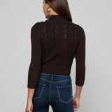 L'AGENCE - Kamdyn Cropped Sweater