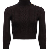 L'AGENCE - Kamdyn Cropped Sweater